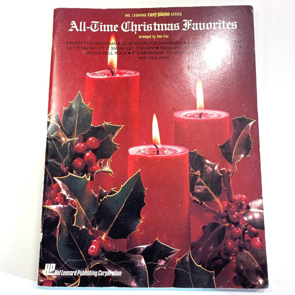 Play and SING!  All-Time Christmas Favorites Hal Leonard Easy Piano Series